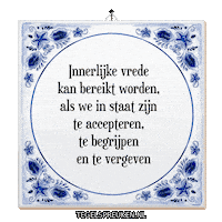 Rust Troost Sticker by Tegelspreuken.nl