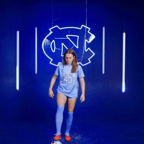 University Of North Carolina Soccer GIF by UNC Tar Heels