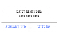 Vote Voting Sticker by Alexandra Five