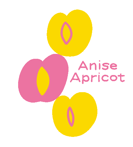 Apricot Sticker by Classysoda
