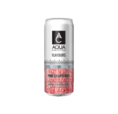 Soft Drink Grapefruit Sticker by AQUA Carpatica