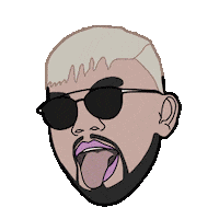 warnermusicid youtube viral indonesia tongue out Sticker