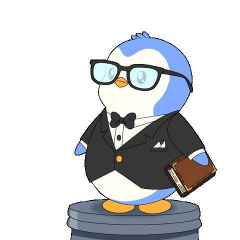 6 7 Penguin Sticker by Pudgy Penguins