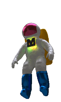 Floating Elton John Sticker by Marcel Katz / The Art Plug