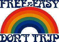 3D Rainbow Sticker by Free & Easy