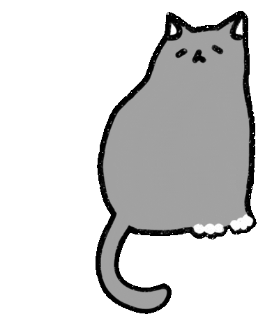 Kitten Greycat Sticker