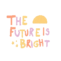 OmeletteMedia positive positive vibes future is bright omelette media Sticker