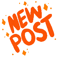 KatieLazo new post orange newpost katielazo Sticker