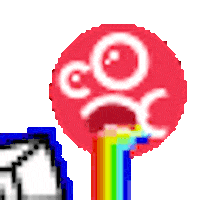 _coderio fun meme rainbow work Sticker