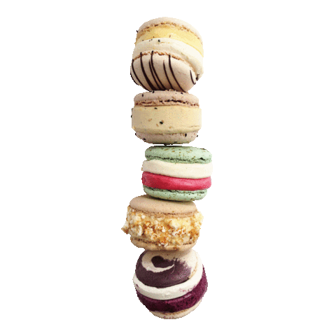 joemakroenchen giphyupload ice cream summer time macaron Sticker