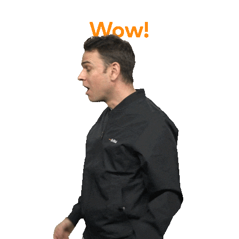 Orange Wow Sticker by EnBW