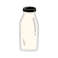 Type A Milk Sticker by Type A Coffee