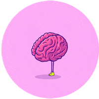 Brain Think Sticker by ISEC