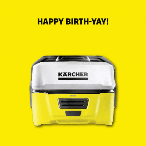 Happy Birthday GIF by Kärcher