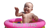 Happy Pool Party Sticker by Sealed With A GIF