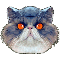 3Rdeye Charliecat Sticker by GASLAMPKILLER