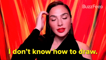 Wonder Woman Drawing GIF by BuzzFeed