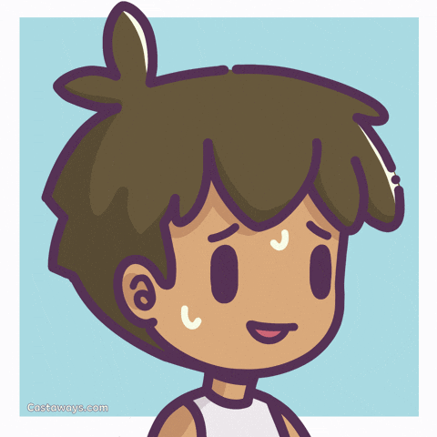 Nervous Chibi GIF by Castaways