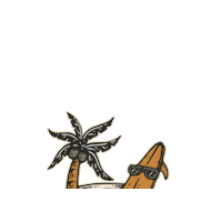 CapuletandCo summer coffee vibes summer vibes Sticker