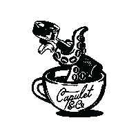 CapuletandCo logo coffee octopus capulet co Sticker