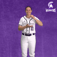 Warriors Softball GIF by WinonaStateATH