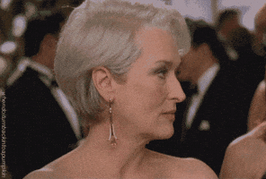 Meryl Streep Eye Roll GIF