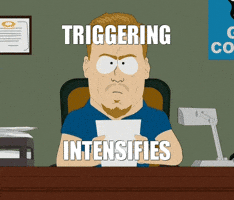 Trigger Reaction GIF by MOODMAN Trigger Reaction GIF by MOODMAN