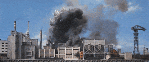 Destroy All Monsters Explosion GIF Destroy All Monsters Explosion GIF