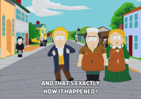 road standing GIF by South Park