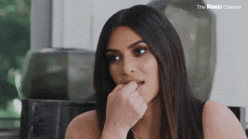 Bored Kim Kardashian GIF by The Roku Channel