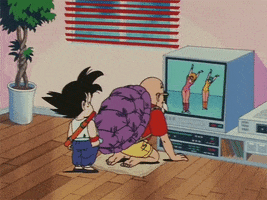 dragon ball exercise video GIF