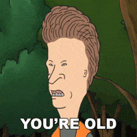 Youre Getting Old Beavis And Butthead GIF by Paramount+ Youre Getting Old Beavis And Butthead GIF by Paramount+