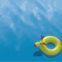 Floating 1St Day Of Summer GIF by Disney Floating 1St Day Of Summer GIF by Disney