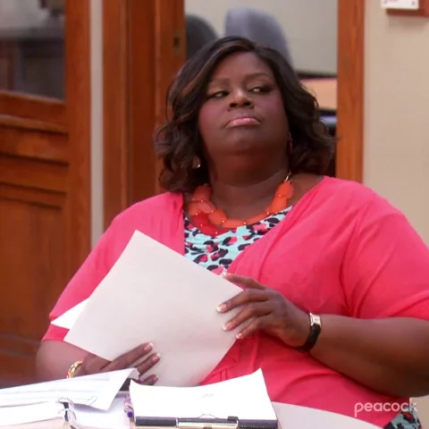 Glaring Season 5 GIF by Parks and Recreation