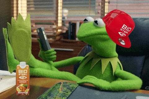 Kermit No GIF by BioSteel Sports