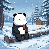 Relaxing Cold Weather GIF by Kanpai Pandas
