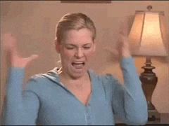 woman frustrated