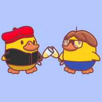 Cheers Love GIF by FOMO Duck
