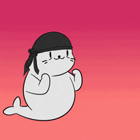 Tired Art GIF by Sappy Seals Community