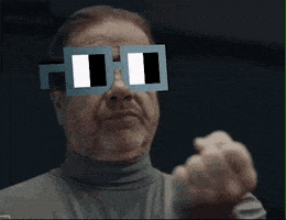 Glasses Thumbs Up GIF by nounish ⌐◨-◨