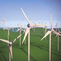Wind Power Loop GIF by xponentialdesign