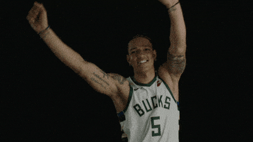 happy milwaukee bucks reaction pack GIF by Milwaukee Bucks