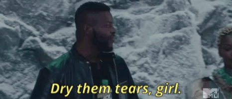 mtv awards dry them tears girl GIF by MTV Movie & TV Awards
