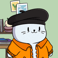 Tired Wink GIF by Sappy Seals