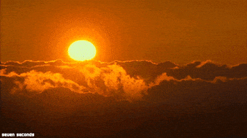 sunset sky gif GIF