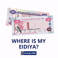 Eid Al Fitr Money GIF by EmiratesNBD