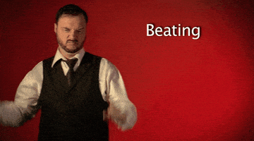 sign language beating GIF by Sign with Robert