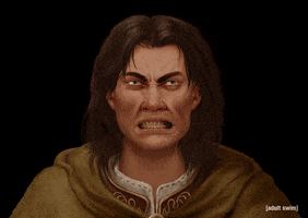 Angry Blood GIF by Adult Swim