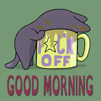 Tired Good Morning GIF by Saku Monsters