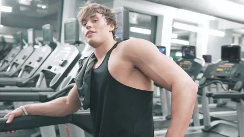 gym wink GIF